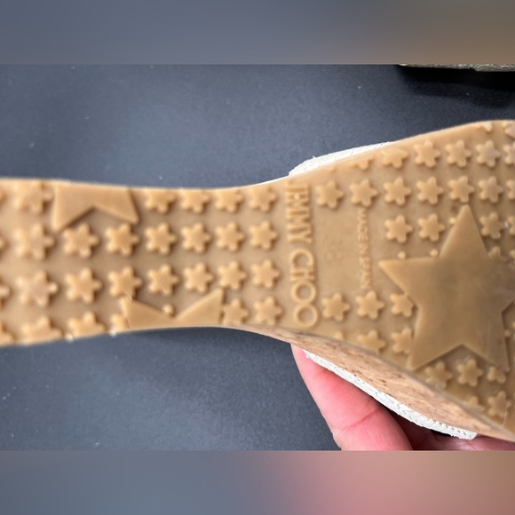 Jimmy Choo Wedge Slide Platform Sandals - Picture 9 of 9